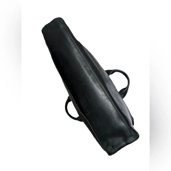 Tumi 96111DH ALPHA Slim Large Screen Black Leather Portfolio Briefcase Laptop​ - Picture 10 of 16